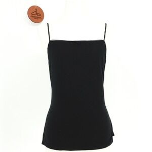 Reformation Franc Top Size‎ XL Black Open Back Tie Back Strappy Tank Top NWT